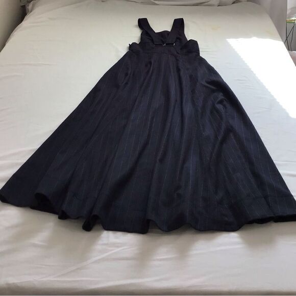 Free People Blue Apron Jumper Maxi Dress Size XS - Picture 7 of 12